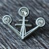 Boudika House Pin Grey Close Up